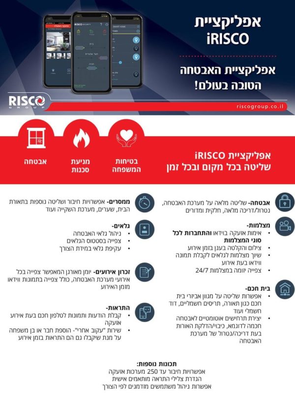 אפליקציית IRISCO