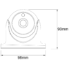 ⁦מצלמת כיפה אינפרה דגם Provision DI-380AB36⁩ – תמונה ⁦2⁩