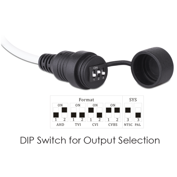 ⁦מצלמת צינור אינפרה מצלמת בצבע בחושך דגם Provision TVL-391AS36⁩ – תמונה ⁦4⁩
