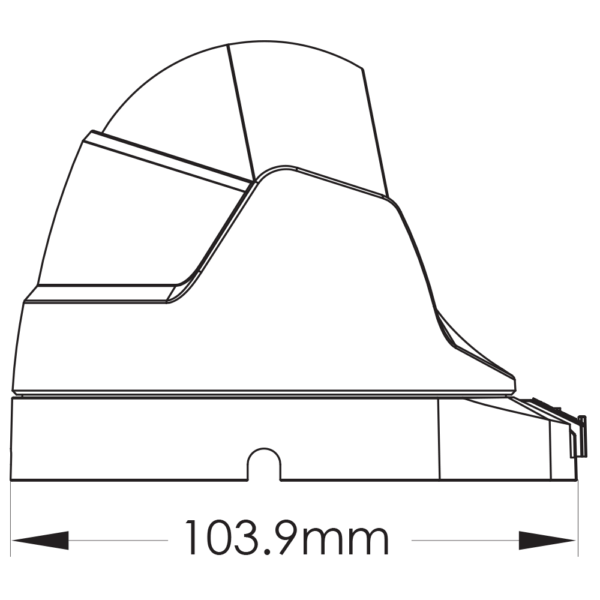 ⁦מצלמת כיפה אינפרה מצלמת בצבע בחושך דגם Provision DVL-391AS36⁩ – תמונה ⁦4⁩
