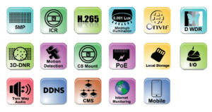 BX 251IP5 מצלמות אבטחה גוף ללא עדשה IP PROVISION 5MP
