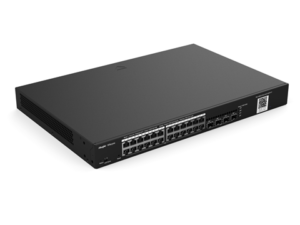 מתג 24 יציאות PoE הספק 370W מנוהל Ruijie Networks RG NB3100 24GT4SFP P 4SFP Manage Switch