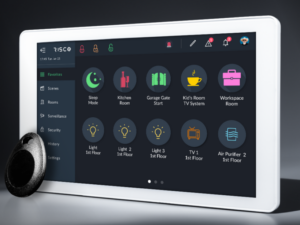 מסך מגע ריסקונטרול Zwave