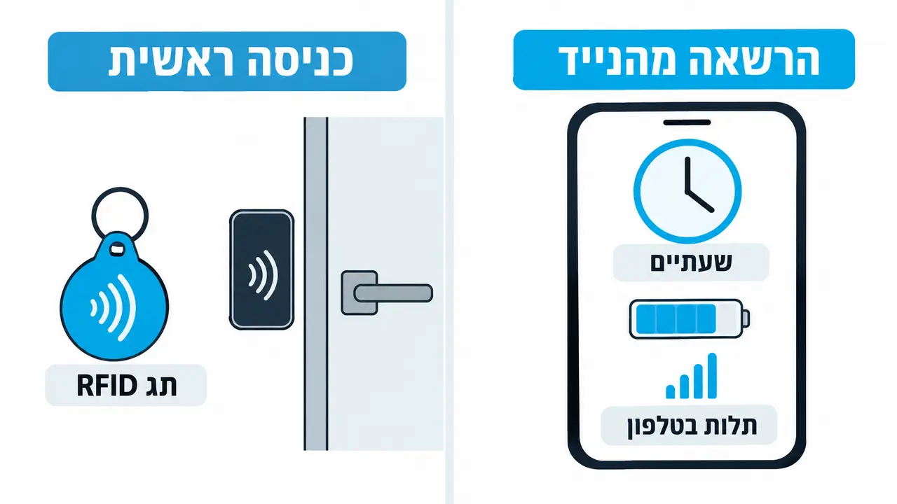 פתיחה מהסמארטפון: למי זה באמת חוסך עבודה?