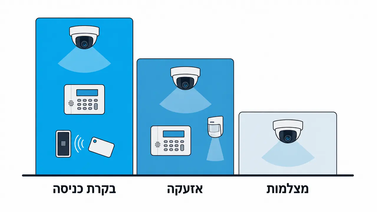 רמת הגנה לפי שכבות: איך זה עולה במדרגות
