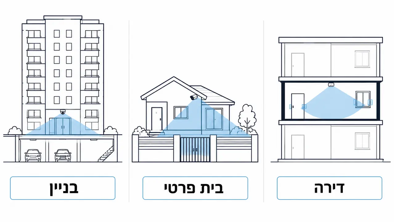 ‏מדריך לבחירת מערכות אבטחה בגוש דן לבית ולעסק