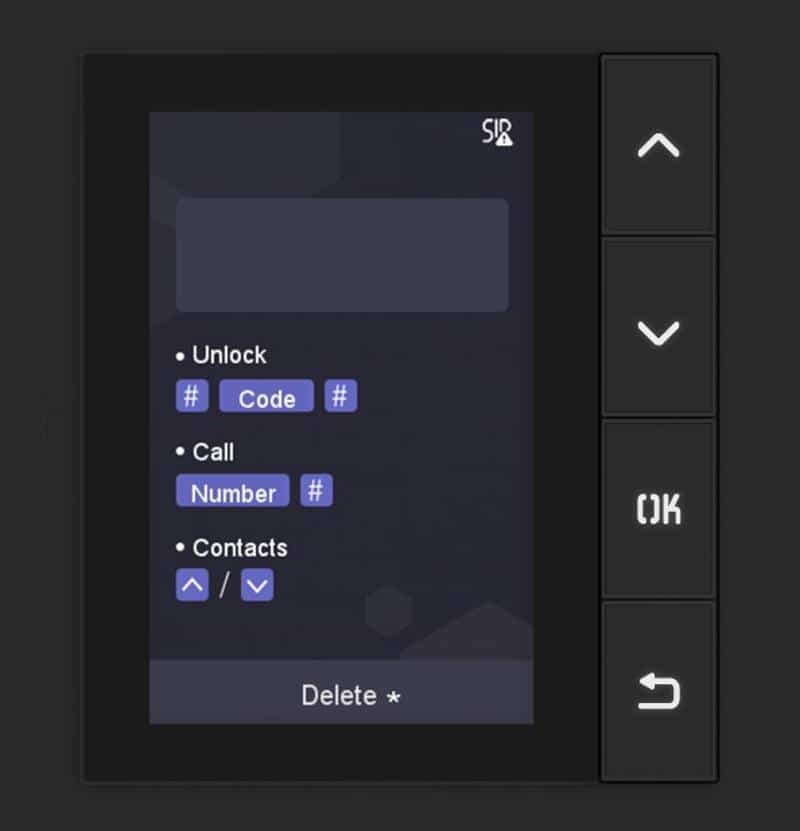 DS-KD-DIS | מודול פאנל דיירים Hikvision