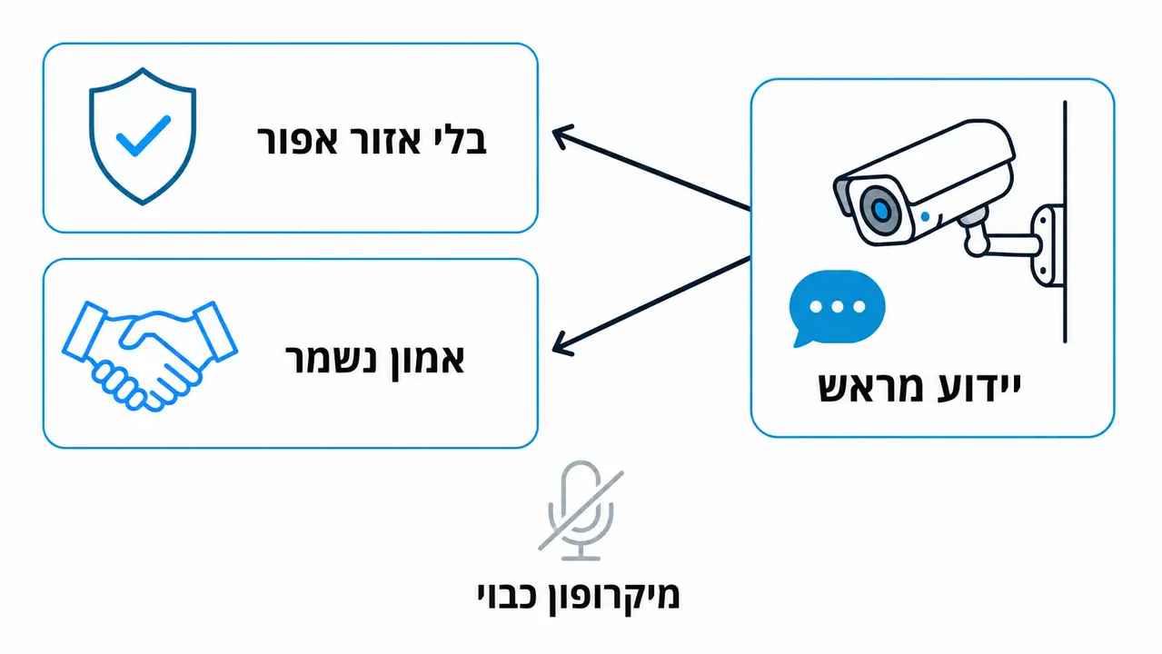 מצלמה נסתרת למטפלת או לעובד בית, מה נכון לעשות בפועל?