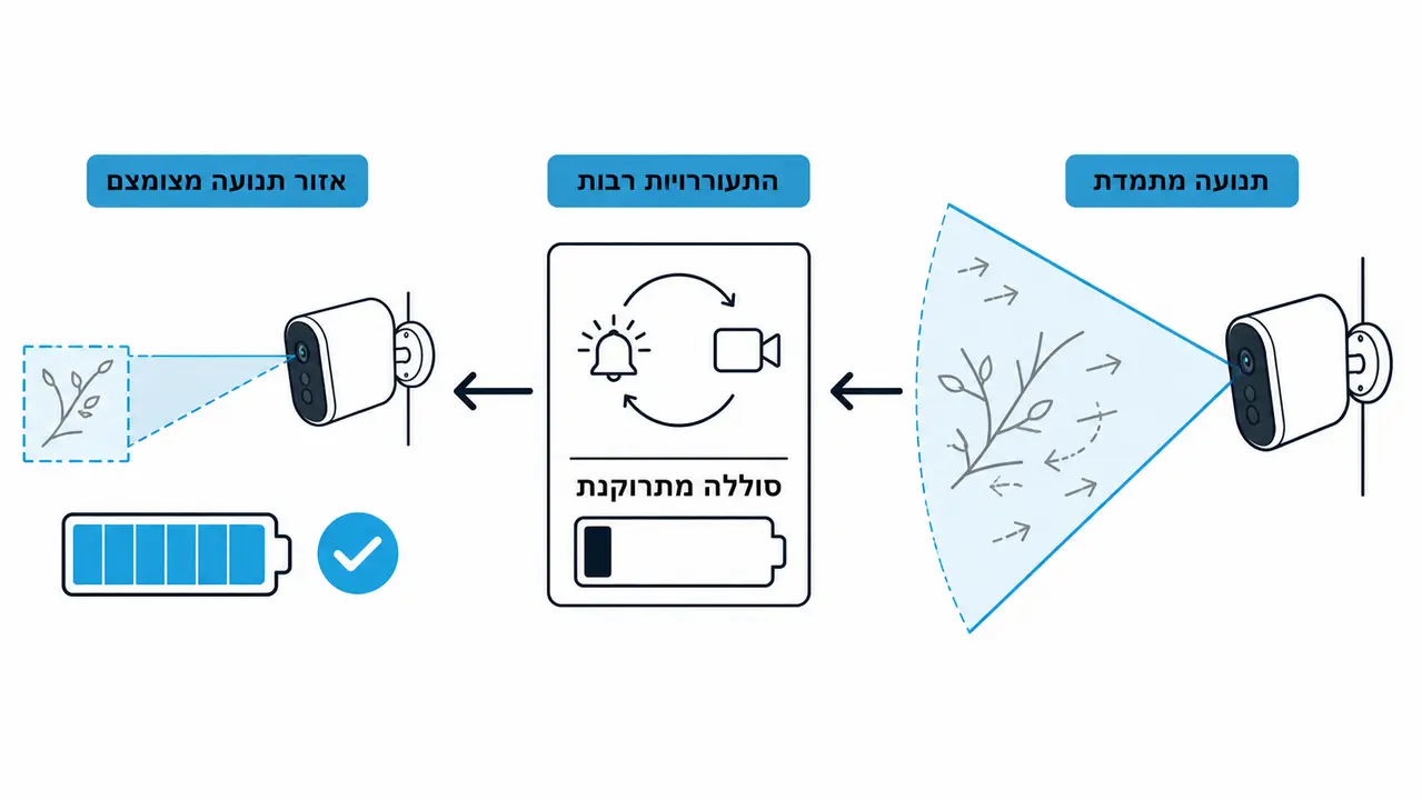 מצלמת אבטחה אלחוטית על סוללה: חופש התקנה שעולה בתחזוקה