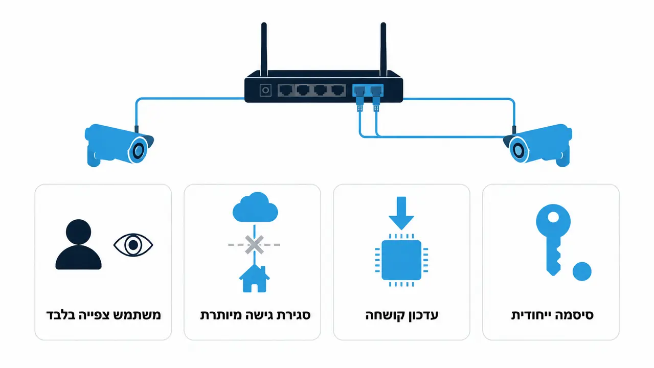 איך מגנים על המצלמות בבית מהשתלטות מרחוק?