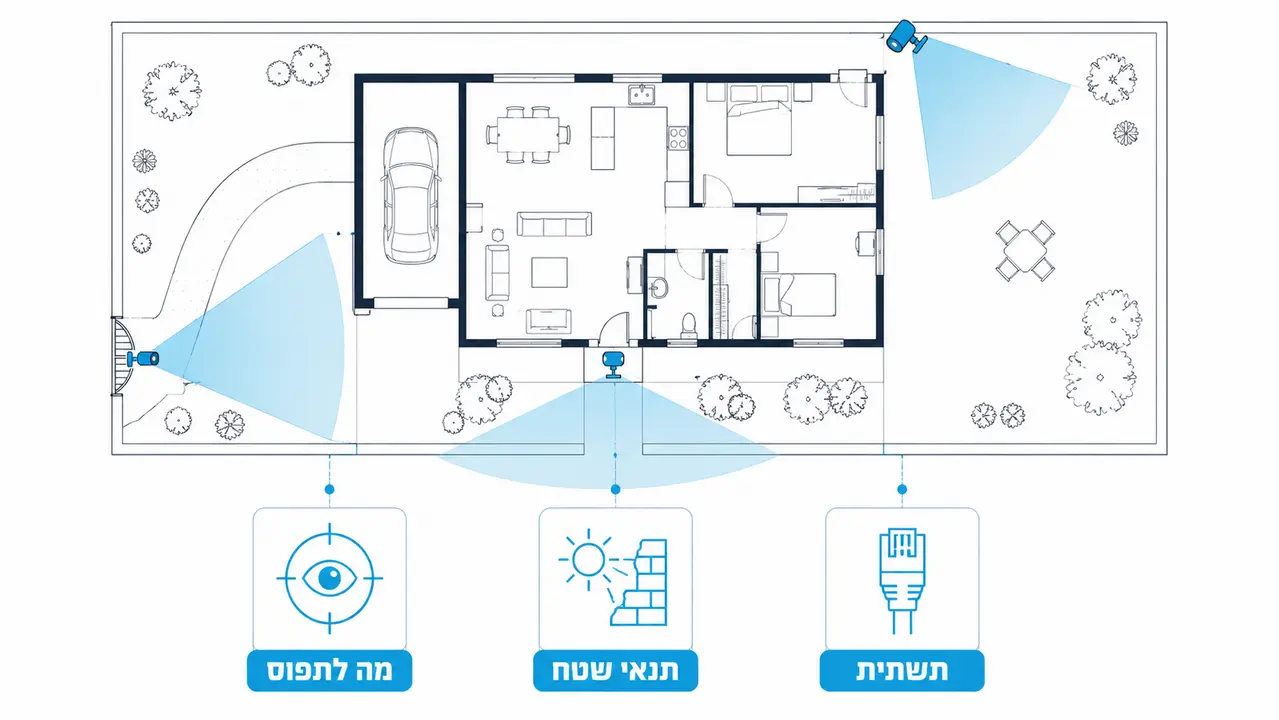 ‏מדריך לבחירת מצלמות אבטחה לבית מומלצות