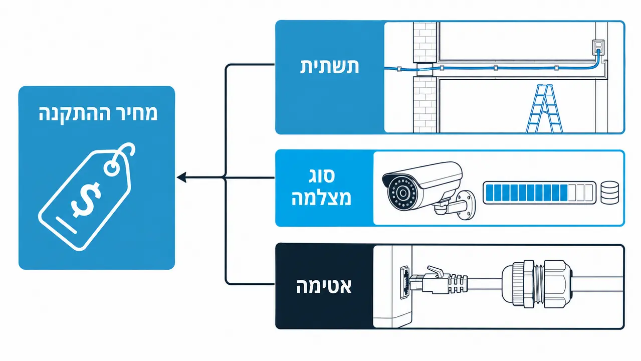 מה מייקר התקנת מצלמות אבטחה לבית יותר מכל דבר אחר?