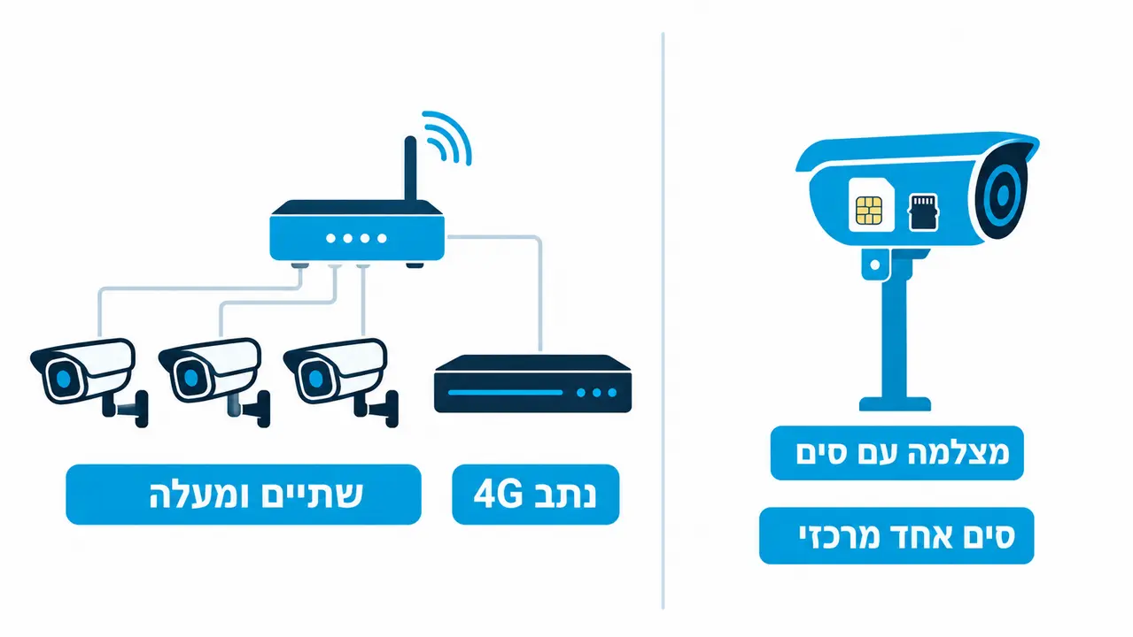 מצלמה עם סים או מצלמה עם נתב 4G? זו השאלה האמיתית