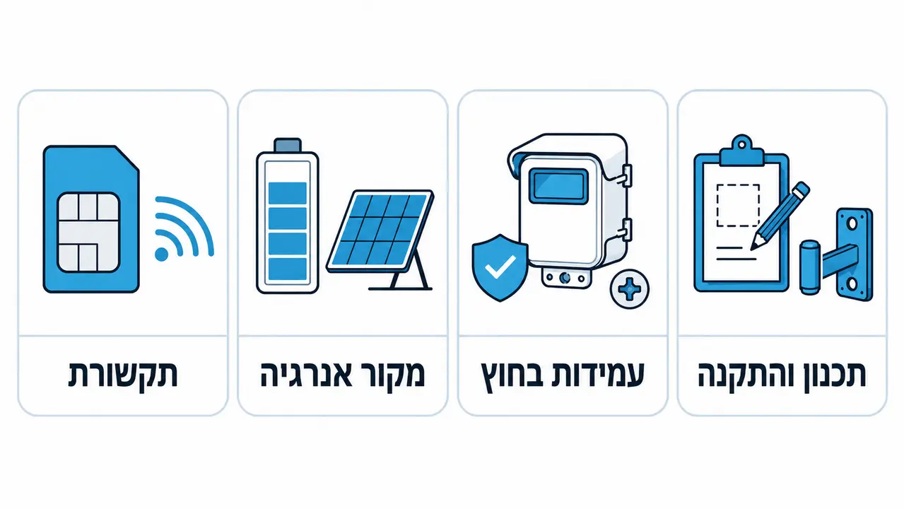 כמה עולה מצלמת אבטחה ללא חשמל ומה משפיע על המחיר